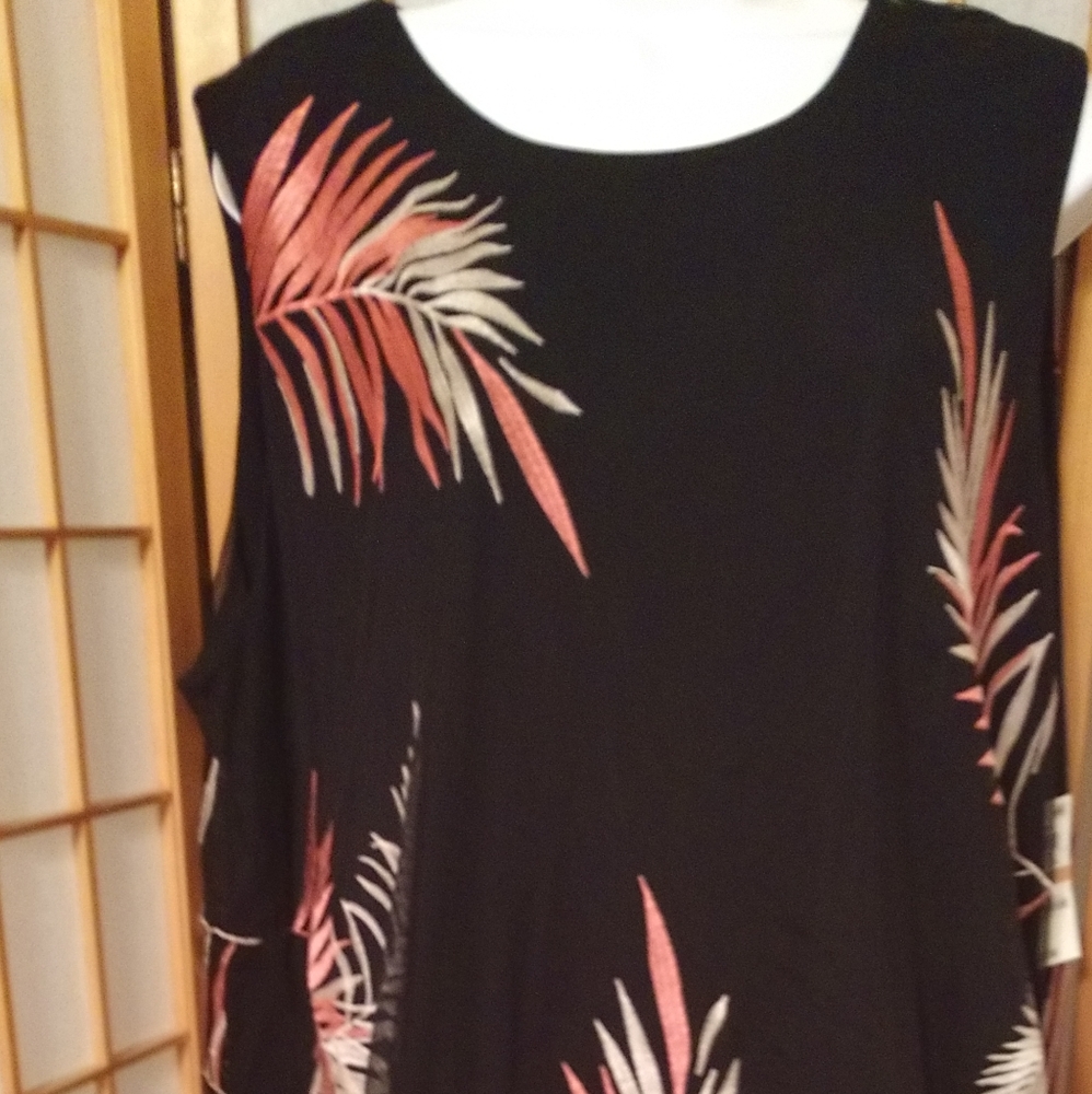 Plus size evening tunic